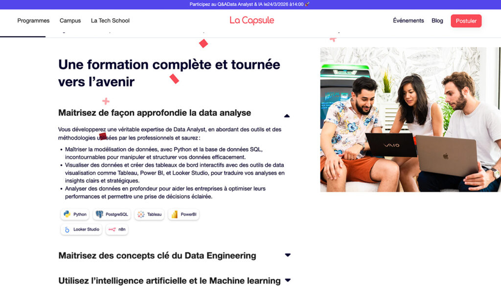 Comment La Capsule forme une nouvelle génération de data analysts