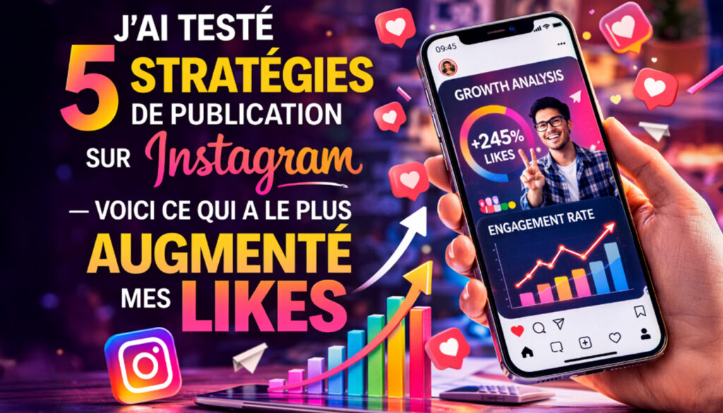 J'ai Testé 5 Stratégies de Publication sur Instagram — Voici Ce Qui a le Plus Augmenté Mes Likes