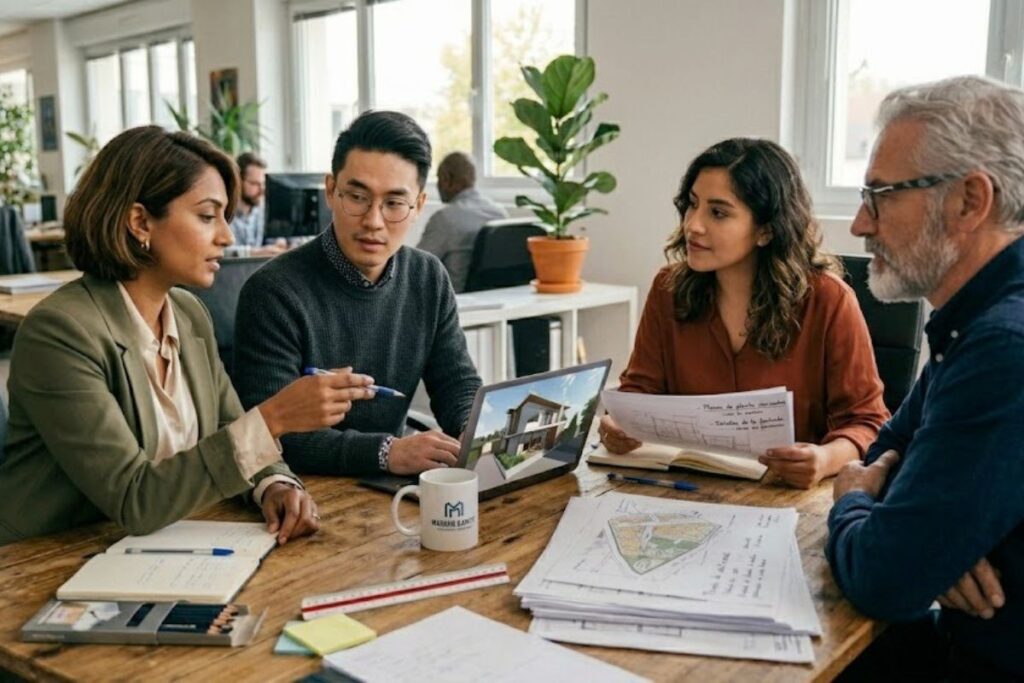 discussion de bureau