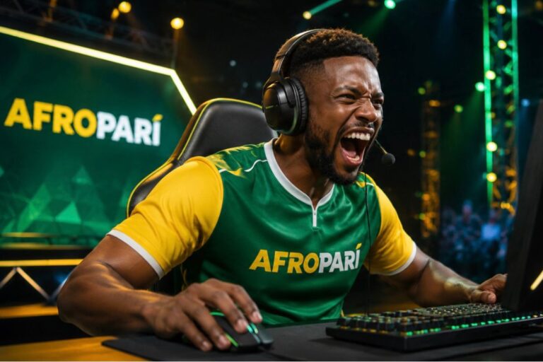 Joueur eSport devant un ordinateur