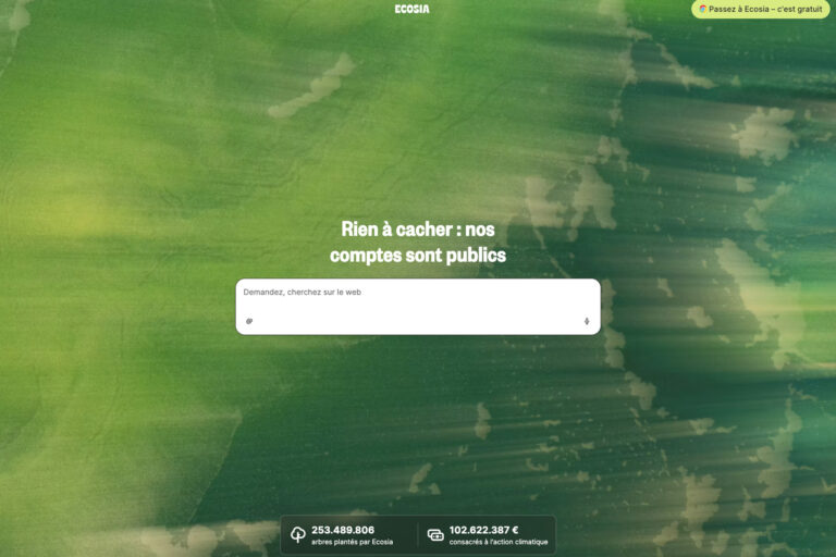 Ecosia et greenwashing enquête sur — plantation d'arbres par des bénévoles