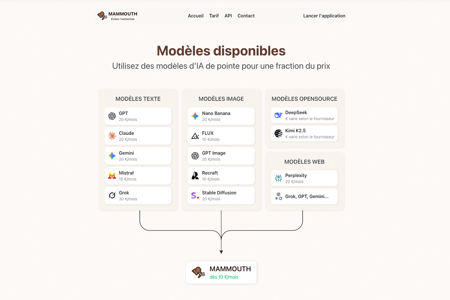 découvrez mammouth ia : ses fonctionnalités clés, avis des utilisateurs, tarifs détaillés et les meilleures alternatives à connaître pour choisir l'outil d'intelligence artificielle adapté à vos besoins.