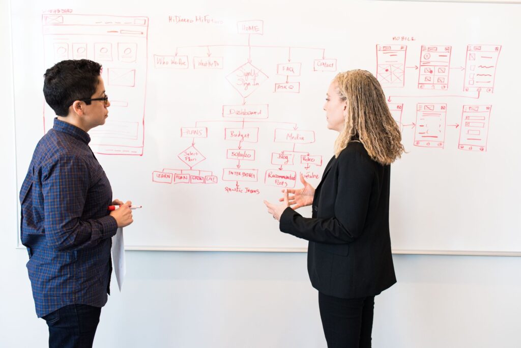 Différence entre UX et UI — session de brainstorming design expérience utilisateur