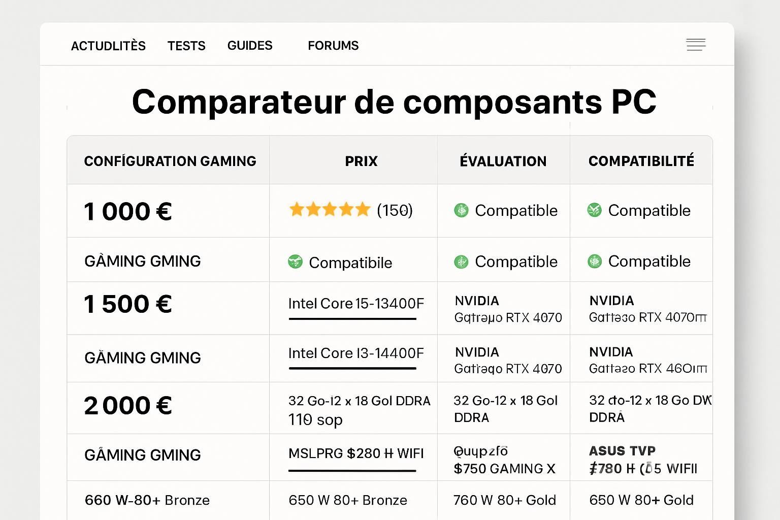 Découvrez comment comparer les composants PC aux meilleurs prix pour trouver les meilleures offres et optimiser votre budget informatique.