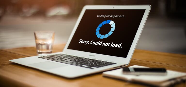 Wafdo ne fonctionne plus ? — écran d'ordinateur message d'erreur